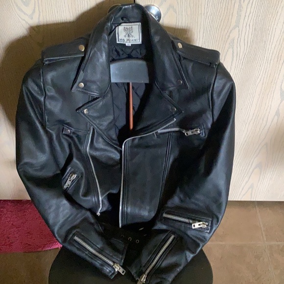 Vintage leather Jacket and matching Chaps - Picture 3 of 5